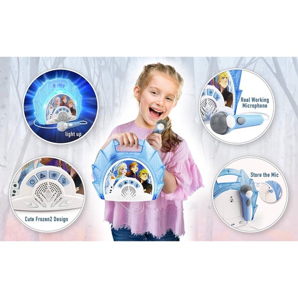 Disney frozen karaoke machine MP3 (Works Great) - Picture 4 of 6
